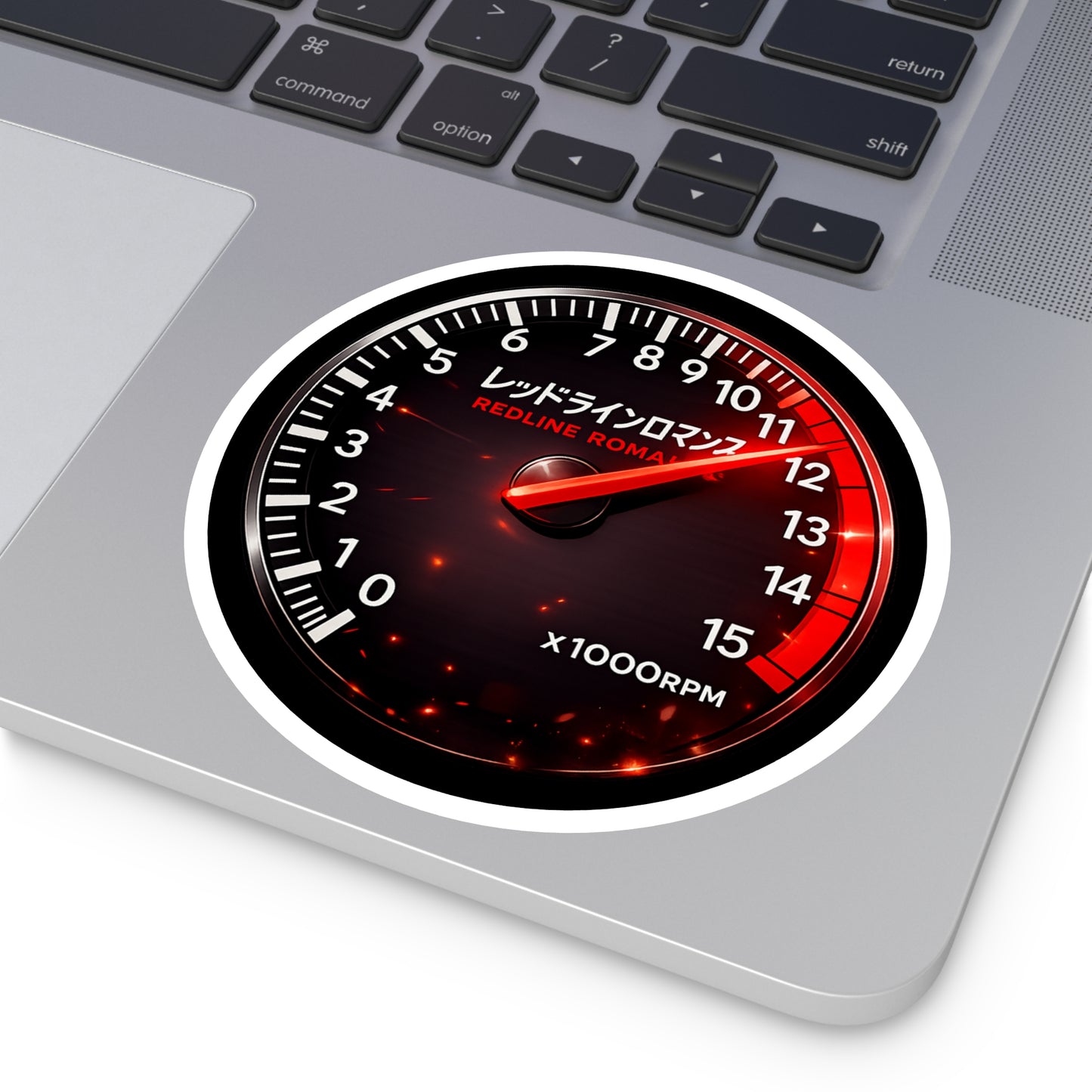 RPM OVER 9000 Sticker